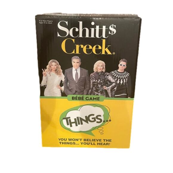 ⭐️‎ Schitt's Creek Edition Bebe Card Game 1616 Holdings Things Family Fun In Box - Picture 2 of 5